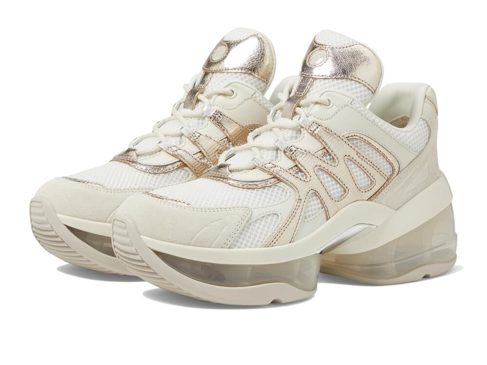 Michael Kors Women's Olympia Sport Extreme Trainer Sneaker Shoes Cream 9.5 M